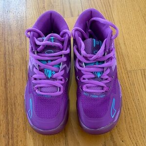 Puma Kids Purple & Teal Sneakers